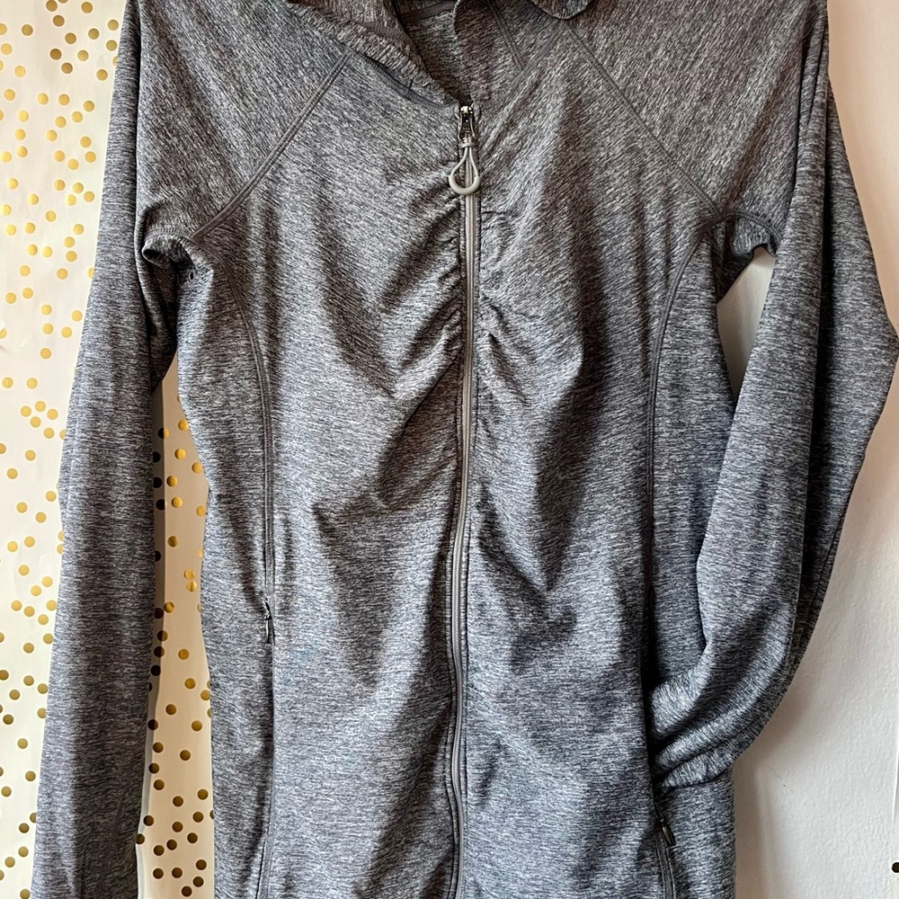 Athleta Heather Gray Vitamin Sea Jacket Jacket size Medium - Picture 2 of 13